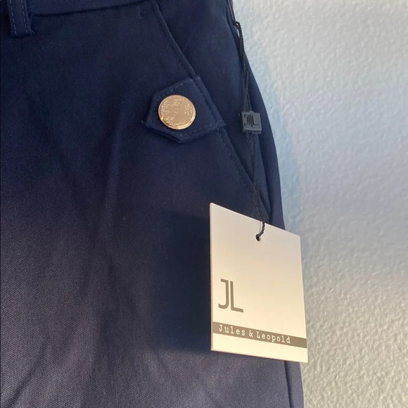 Jules & Leopold Black Straight Leg Pants with Comfortable Fit - Picture 3 of 7